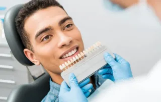 Professional teeth whitening service